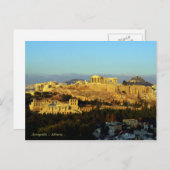 Akropolis - Athen Postkarte (Vorne/Hinten)