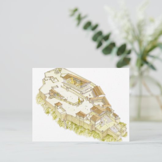 Akropolis Athen Postkarte (Stehend Vorderseite)