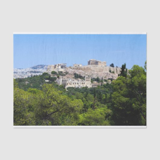 Akropolis - Athen Seidenpapier (Vorderseite)
