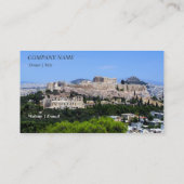 Akropolis - Athen Visitenkarte (Rückseite)