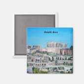 Akropolis, Athener Magnet (Vorderseite/Rückseite)