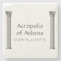 Akropolis Athens Breitengrad