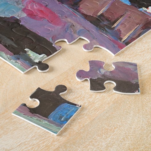 Akropolis Athens Griechenland am Sonnenuntergang Puzzle (Seite)