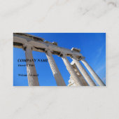 Akropolis Erechtheion - Athen Visitenkarte (Rückseite)
