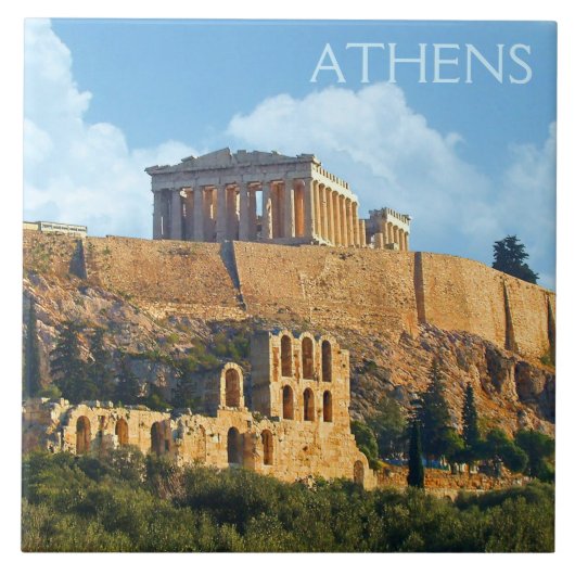 Akropolis Fliese (Vorderseite)