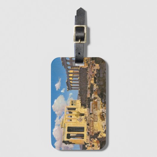 Akropolis Gepäckanhänger (Vorderseite Vertikal)