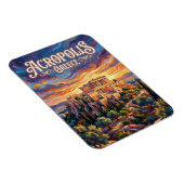 Akropolis Griechenland Magnet (Rechte Seite)