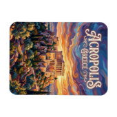 Akropolis Griechenland Magnet (Horizontal)