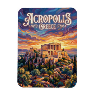 Akropolis Griechenland Magnet