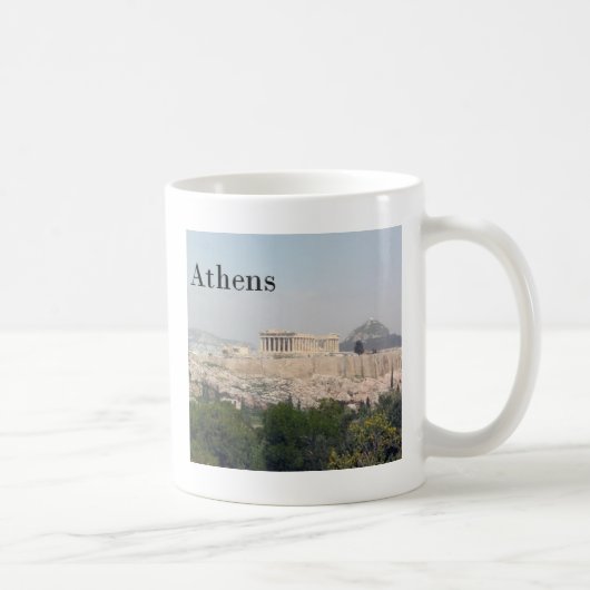 Akropolis Griechenlands Athen Kaffeetasse (Rechts)