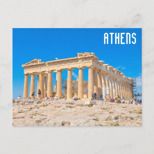 Akropolis in Athen, Griechenland Postkarte (Vorderseite)
