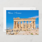 Akropolis in Athen, Griechenland Postkarte (Vorne/Hinten)