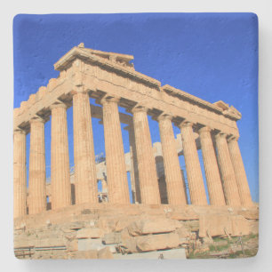 Akropolis in Athen, Griechenland Square Untersetze Steinuntersetzer