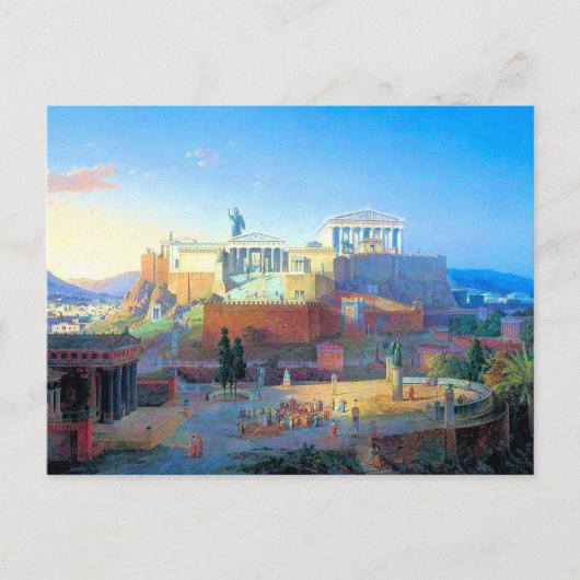 Akropolis in Griechenland Postkarte (Vorderseite)
