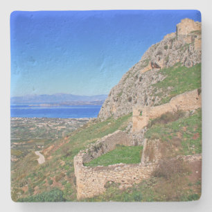 Akropolis in Korinth, griechischer Untersetzer