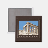 Akropolis Magnet (Vorderseite/Rückseite)