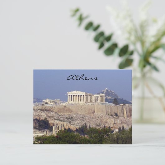 Akropolis Postkarte (Stehend Vorderseite)
