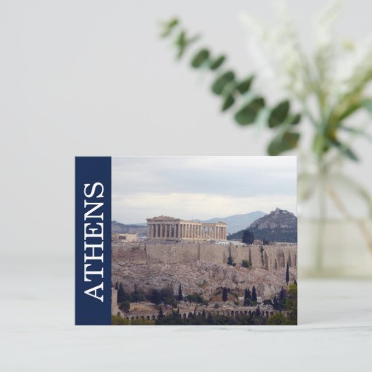 Akropolis Postkarte (Stehend Vorderseite)