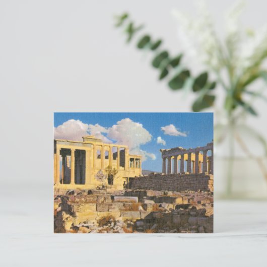 Akropolis Postkarte (Stehend Vorderseite)