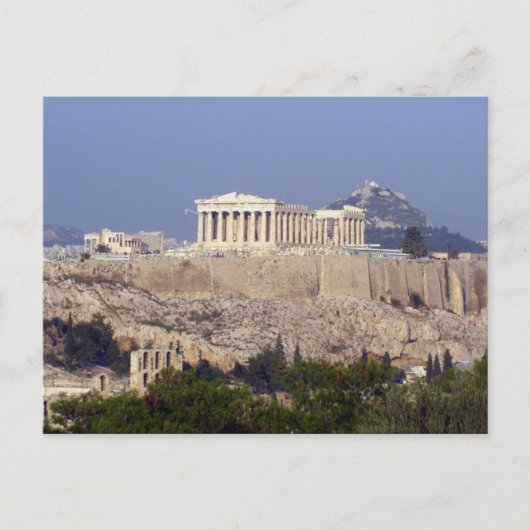 Akropolis Postkarte (Vorderseite)