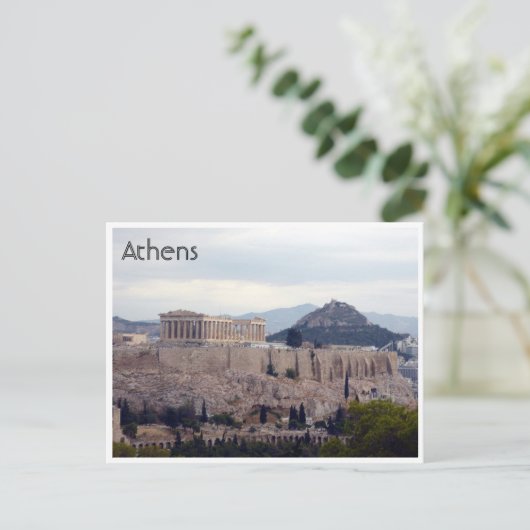 Akropolis Postkarte (Stehend Vorderseite)