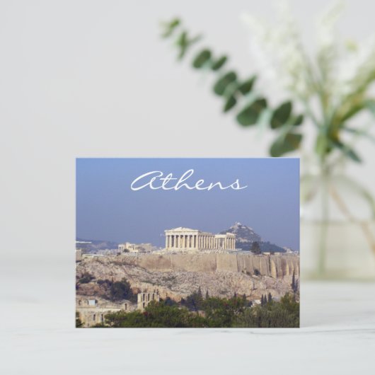 Akropolis Postkarte (Stehend Vorderseite)
