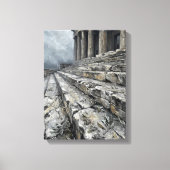 Akropolis Propylaea Olivenblätter Kunst Leinwanddruck (Vorderseite)