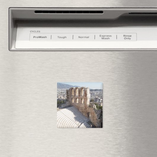 Akropolis Square Magnet (In Situ (Geschirrspüler))