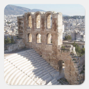 Akropolis Stickers Square