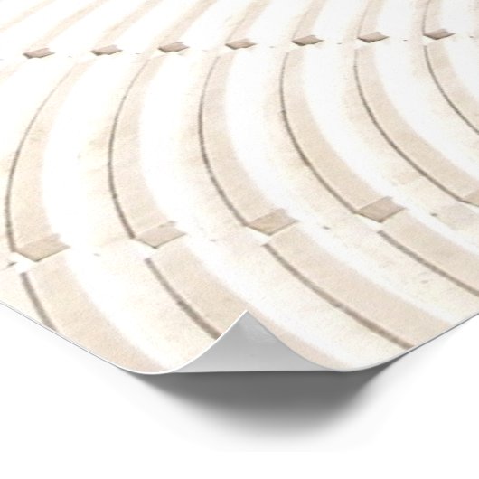 Akropolis Theater / Stadion Print Poster (Ecke)