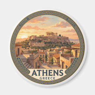 Akropolis von Athen Andenken Magnet