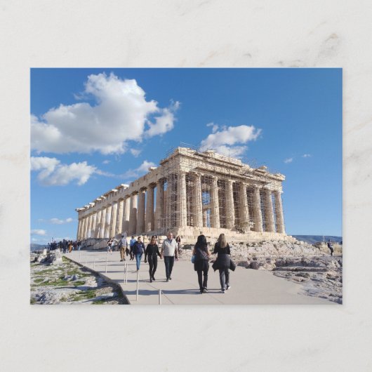 Akropolis von Athen, Griechenland Postkarte (Vorderseite)