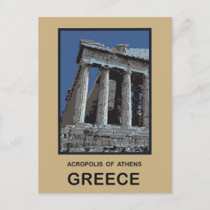 Akropolis von Athen - Griechenland Postkarte
