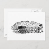 Akropolis von Athen Postkarte (Vorne/Hinten)