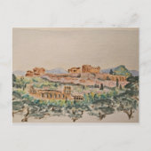 Akropolis von Athen Postkarte (Vorderseite)