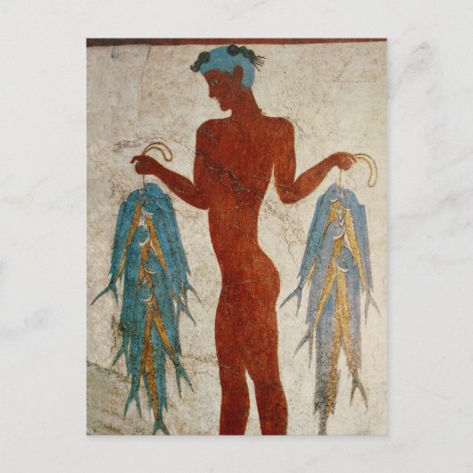 Akrotiri Fisherman Postkarte (Vorderseite)