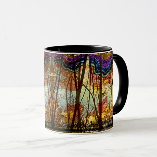Akrotiri Kunst-Tasse Tasse (VorderseiteRechts)