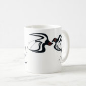 Akrotiri Schwalben-Tasse Kaffeetasse (VorderseiteRechts)
