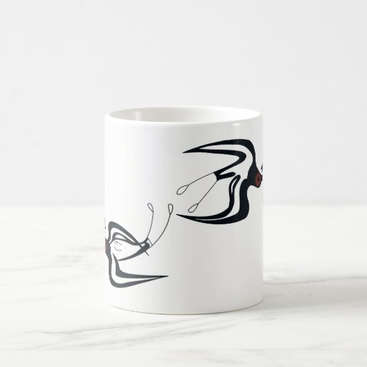 Akrotiri Schwalben-Tasse Kaffeetasse (Mittel)