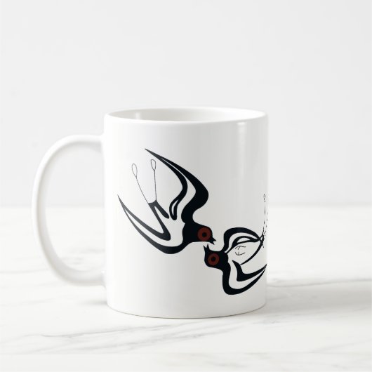 Akrotiri Schwalben-Tasse Kaffeetasse (Links)