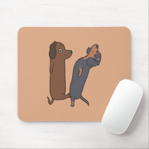 Akroyoga-Dackel Dackel Lover Gift Mousepad