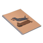 Akroyoga-Dackel | Dackel Lover Gift Notizblock (Rechte Seite)