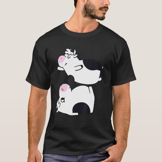 Akroyoga-Kuh T-Shirt (Vorderseite)