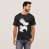 Akroyoga-Kuh T-Shirt (Vorne ganz)