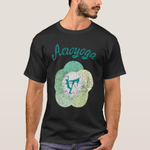 Akroyoga Power Workout-Stil Heilige Geometrie Akro T-Shirt