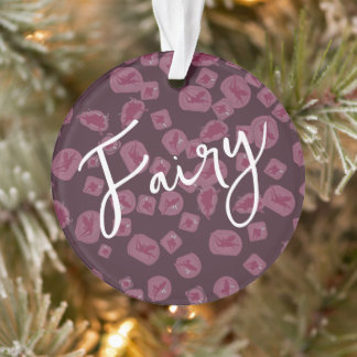 Akryl-Schmuckstück mit Feenmotiv zum Personalisier Ornament