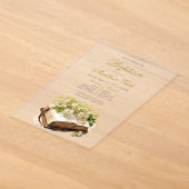 Akryl-Taufe mit Bibel Acryleinladungen (Ablage )