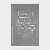 Akrylaktische Abschluss Begrüßung Party-Zeichen Acrylschild (Vorderseite)