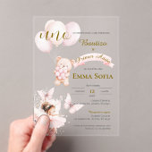 Akrylbaptismus und Spanisch im ersten Jahr Acryleinladungen (Insitu (Handheld))