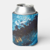 Akrylblau, Sternenhimmel. Dosenkühler (Kanne Vorderseite)
